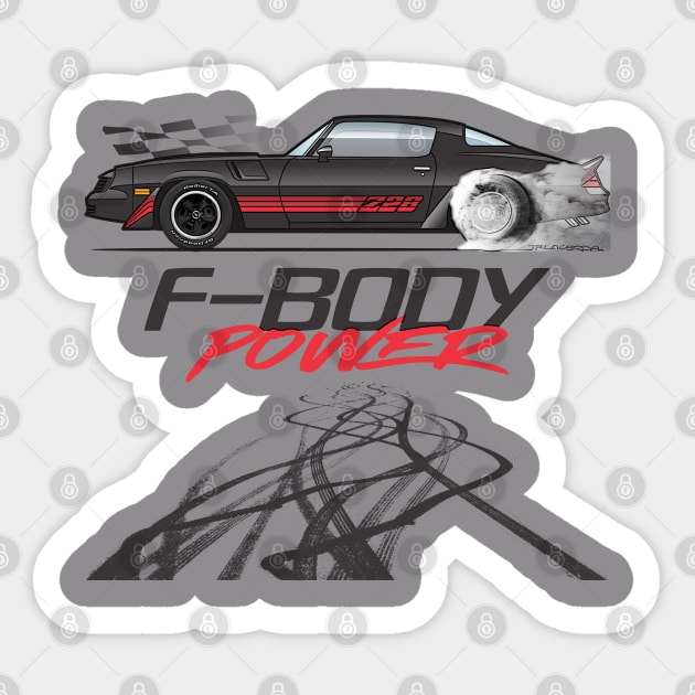 F-Body Power Black Sticker by JRCustoms44